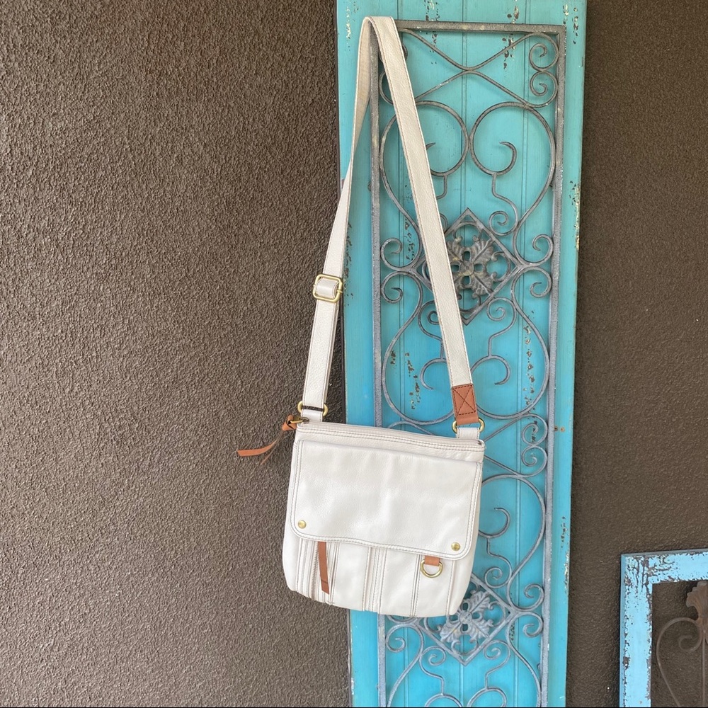 Fossil shoulder purse bag cream tan - Picture 2 of 11